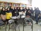 اهدا کتاب عضو هیات علمی  دانشکده فنی و حرفه ای دختران کرمانشاه  سر کار خانم ندا پور جعفری