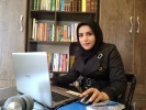 اهدا کتاب عضو هیات علمی  دانشکده فنی و حرفه ای دختران کرمانشاه  سر کار خانم ندا پور جعفری
