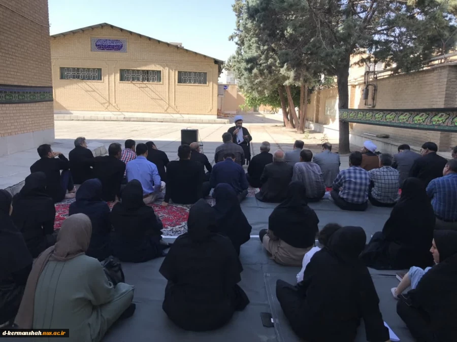 برگزاری مراسم معنوی و پرفیض زیارت عاشورا در دانشکده ملی مهارت دختران کرمانشاه 7